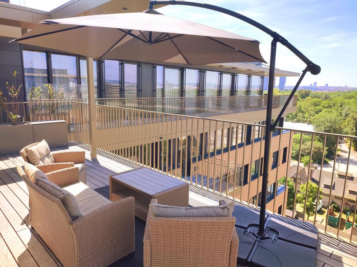 Panorama Apartment Vienna - Free Parking, Sauna & Fitness 外观 照片